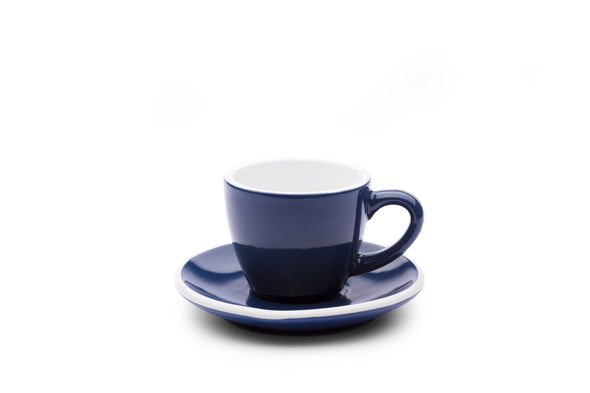 6 x MIDNIGHT BLUE 3oz Cup & Saucer